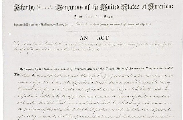 Morrill Act of 1862