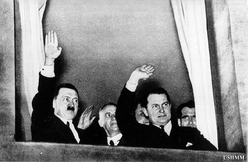 Hitler becoming the Chancellor of Germany
