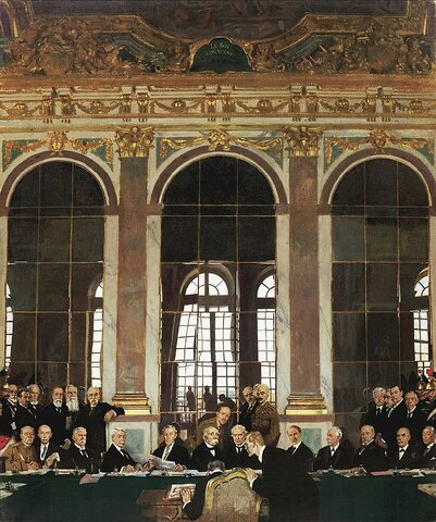 Treaty of Versailles is signed