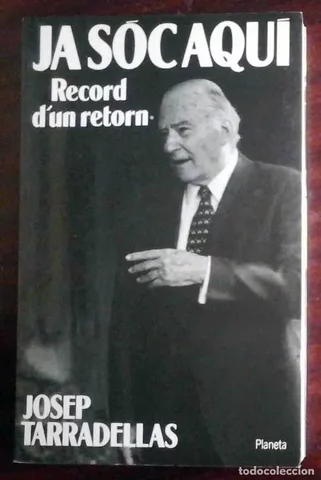 Tornada de l'exili Josep Tarradellas