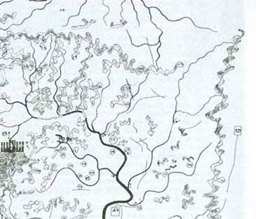 Mapa encontrado en China Siglo II a.C