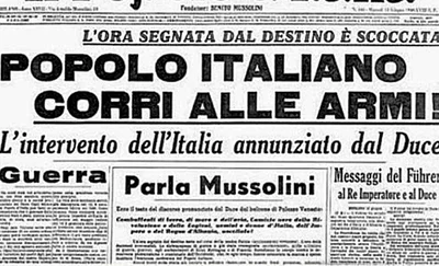 Mussolini kicked out of Socialist Party for pro-nationalistic sentiments regarding WWI