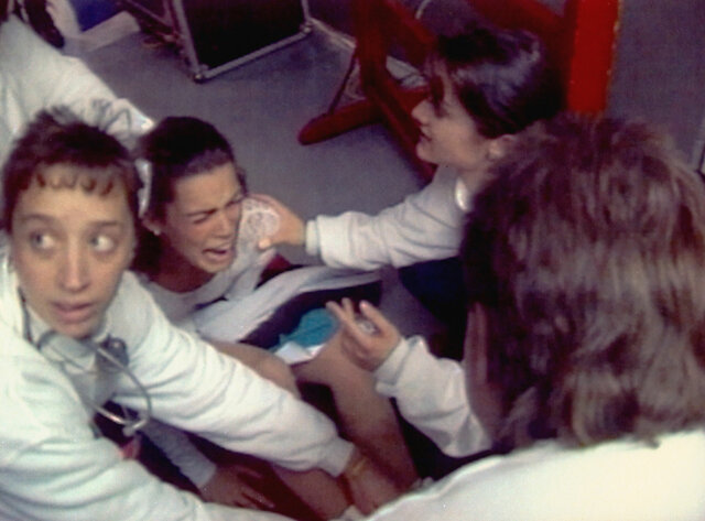 Figure skater Nancy Kerrigan attacked