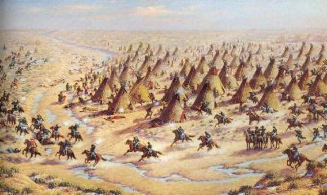 Colorado Militia Attack Cheyenne/Arapaho Camp
