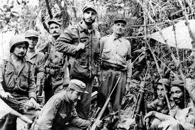 Castro trained in Guerilla Warfare with his troops in the Sierra Mountains