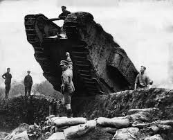 A British offensive at Cambrai, France, marks the first large-scale use of tanks in combat