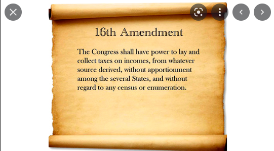 16th Amendments