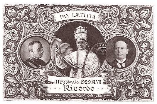 Lateran Treaty with Pope