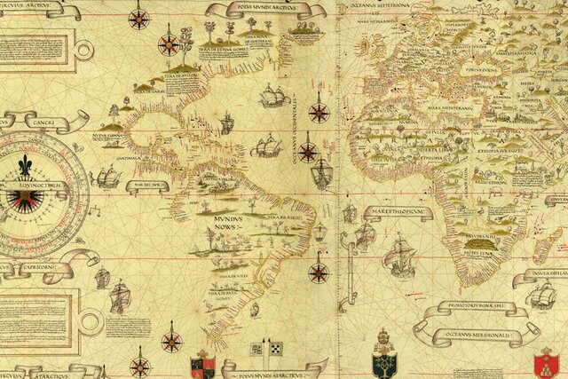 El primer mapamundi científico