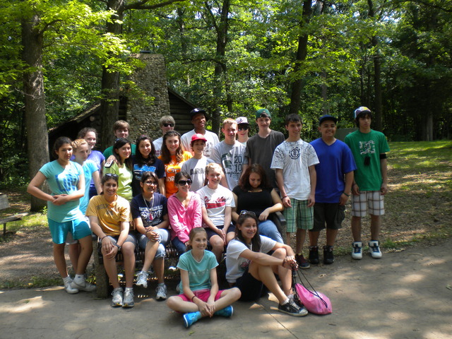 fue en un viaje con mis compañeros de clase