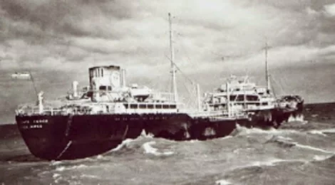 Voyage at the petroler ship of YPF