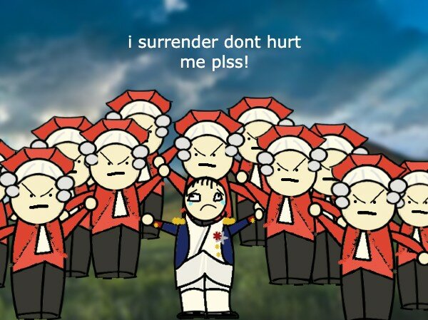 Napoleon was defeated at waterloo