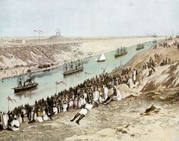 Opening of the Suez Canal