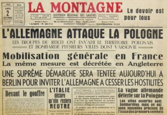 Le début de la guerre