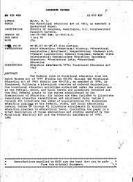 Vocational Amendment of 1976