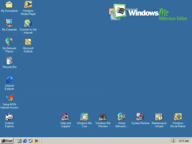 32 Bits Windows ME