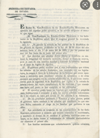 Law of April 6th, 1830