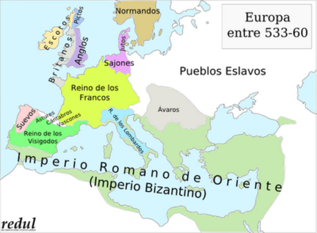Desaparición del Imperio romano de occidente