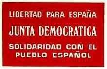 Es crea la Junta Democràtica d'Espanya
