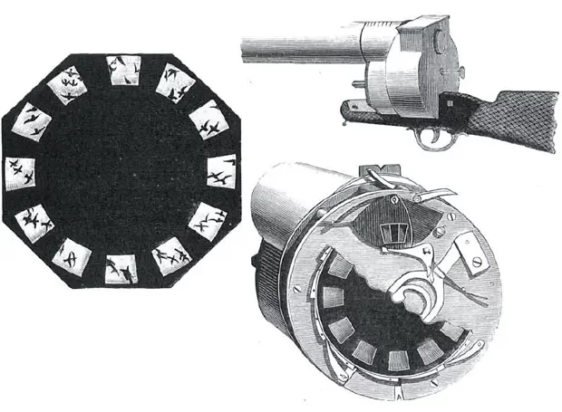 1 DE ENERO DE 1882  Cronofotógrafo portátil