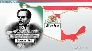 Santa Anna became dictator of Mexico