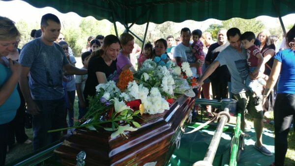 Florencia Di Marco fue sepultada en un cementerio de San Martín.