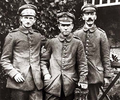 Awarded the iron cross first class in ww1