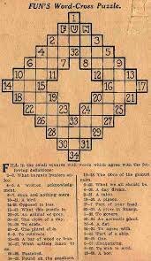 Crossword puzzle