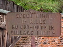 First Speed limit