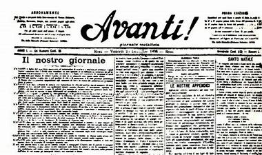 Mussolini begins work as an editor for the Socialist Party newspaper Avanti