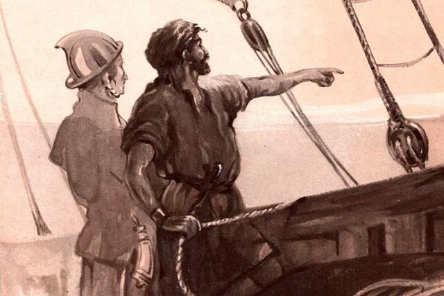 Rodrigo de Triana avista tierra Primera Expedición de Colón