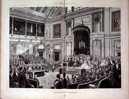 Inici de la 1ra Legislatura de les Corts Espanyoles