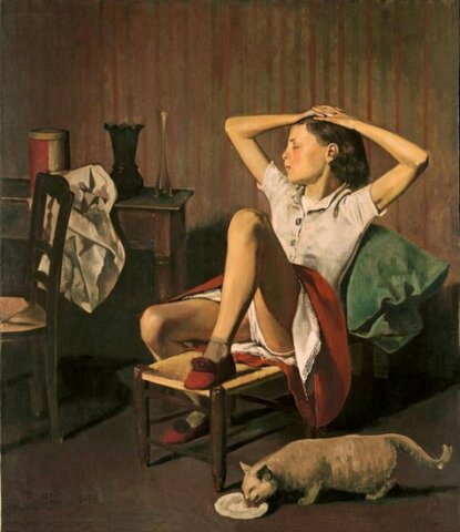 Thérèse soñando, Balthus