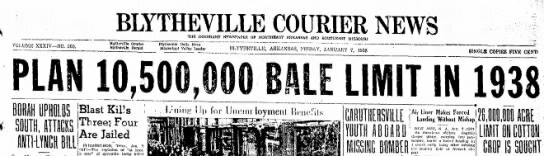 Agricultural Adjustment Act of 1938