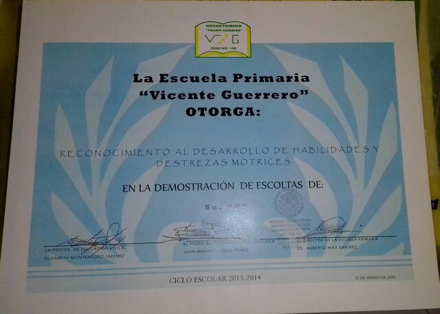 Reconocimiento en escolta