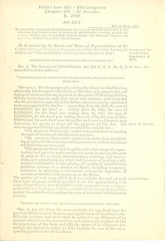 Vocational Amendment