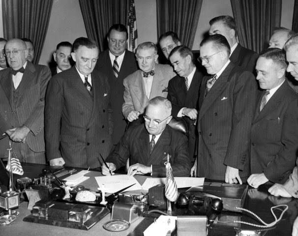 Signing of the: Agricultural Act