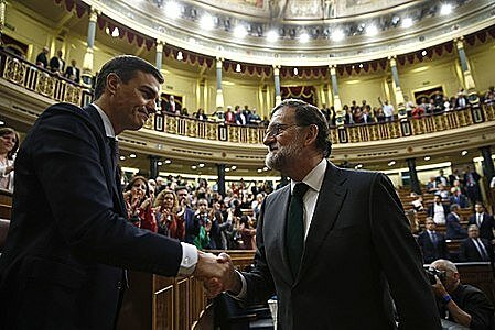 Pedro Sánchez nuevo Presidente del Gobierno.