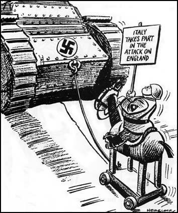 Italy enters WWII on side of Germany