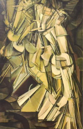 Nude Desending a Staircase