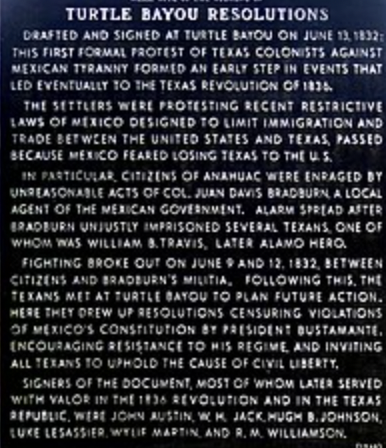 Turtle Bayou Resolutions