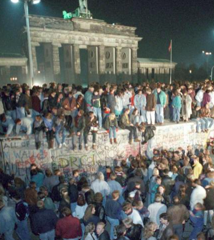 Berlinsmuren falder