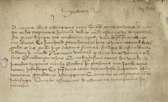 Creació del Gran Sindicat de Remença