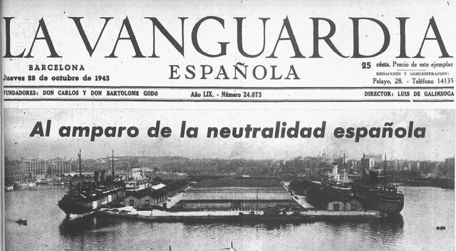 ESPAÑA NEUTRAL EN LA GUERRA MUNDIAL.