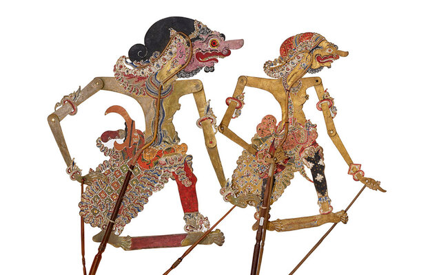 Asiatische Schattentheater