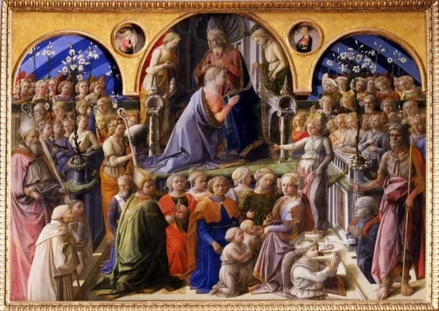 La coronación de la Virgen, de Fra Filippo Lippi