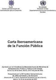 Carta Iberoamericana de la Función Pública