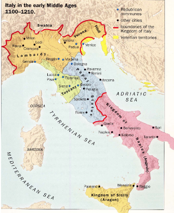 Papal States taken over by new nation of Italy
