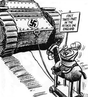 Italy enters WWII on side of Germany