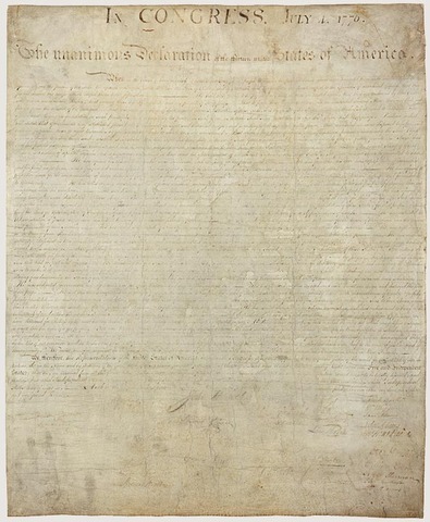 The declaration of Independence Part 1